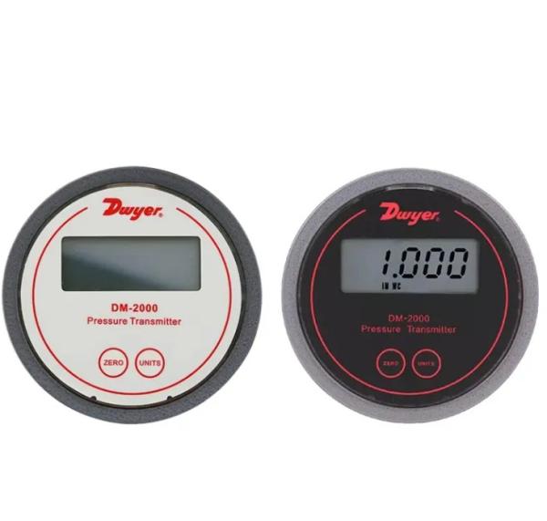 Dwyer DM-2000 Industrial Pressure Gauge LCD Differential Multimeter Series Including Models DM-2001/2002/2003