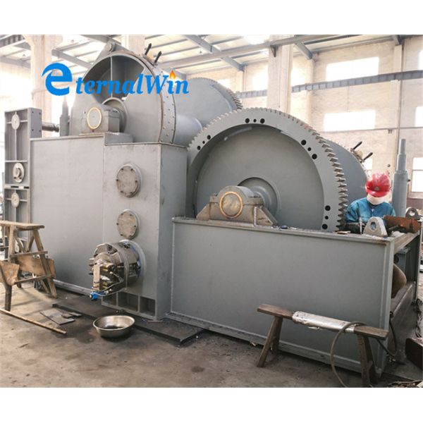 Torsión de remolque hidráulica de cubierta de buque de 45 toneladas para astilleros de Indonesia