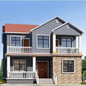 Australia Standard Q550 Light Steel Structure Customized Prefab House Villa Light Guage Galvanised Studs