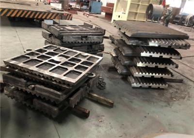 Customized Jaw Crusher Spare Parts Fixed Jaw Plate For Small Jaw Crusher Machines