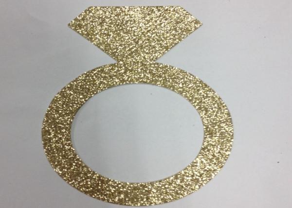 300gsm Glitter Glitter Paper Letters 5 Tall Gold Glitter Paper Ring