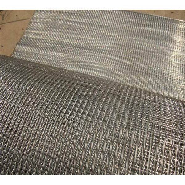 Acier inoxydable Mesh Food Conveyor Belt Spiral Mesh For Bread Custom Made