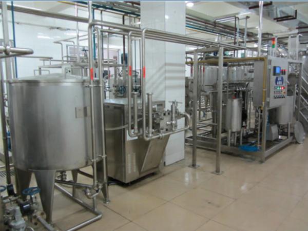 Small Full Set Mini Milk Processing Plant / 100kw Dairy Processing Equipment