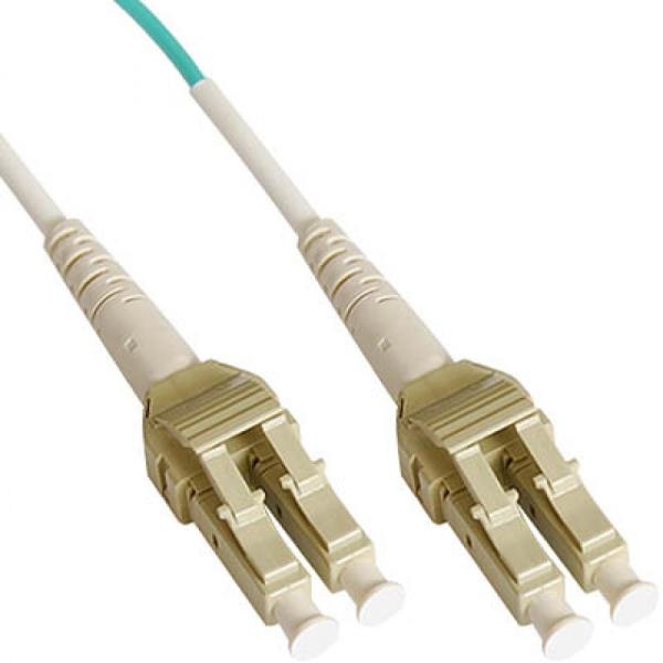 Indoor FTTH OM3 OM4 LC to LC Fiber Patch Cable PC / APC / UPC Polishing