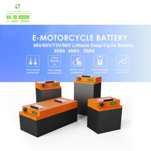 CTS Direct Factory 60V 72V 30Ah 40Ah 50Ah Lithium Battery for Delivery E-bike