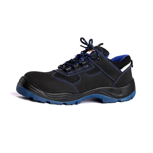 Rubber EVA Sole Low Cut Safety Shoes For Oil Resistance And Slip Resistant