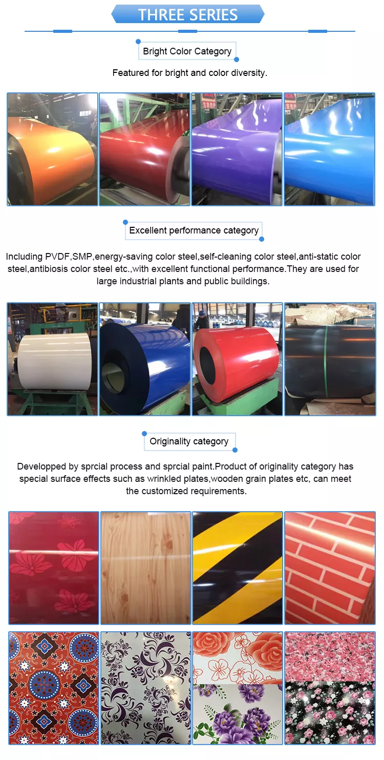 Cold Rolled CGCC Prepainted Galvanized Steel Coils 0.50mm Color Coated HDP PPGL