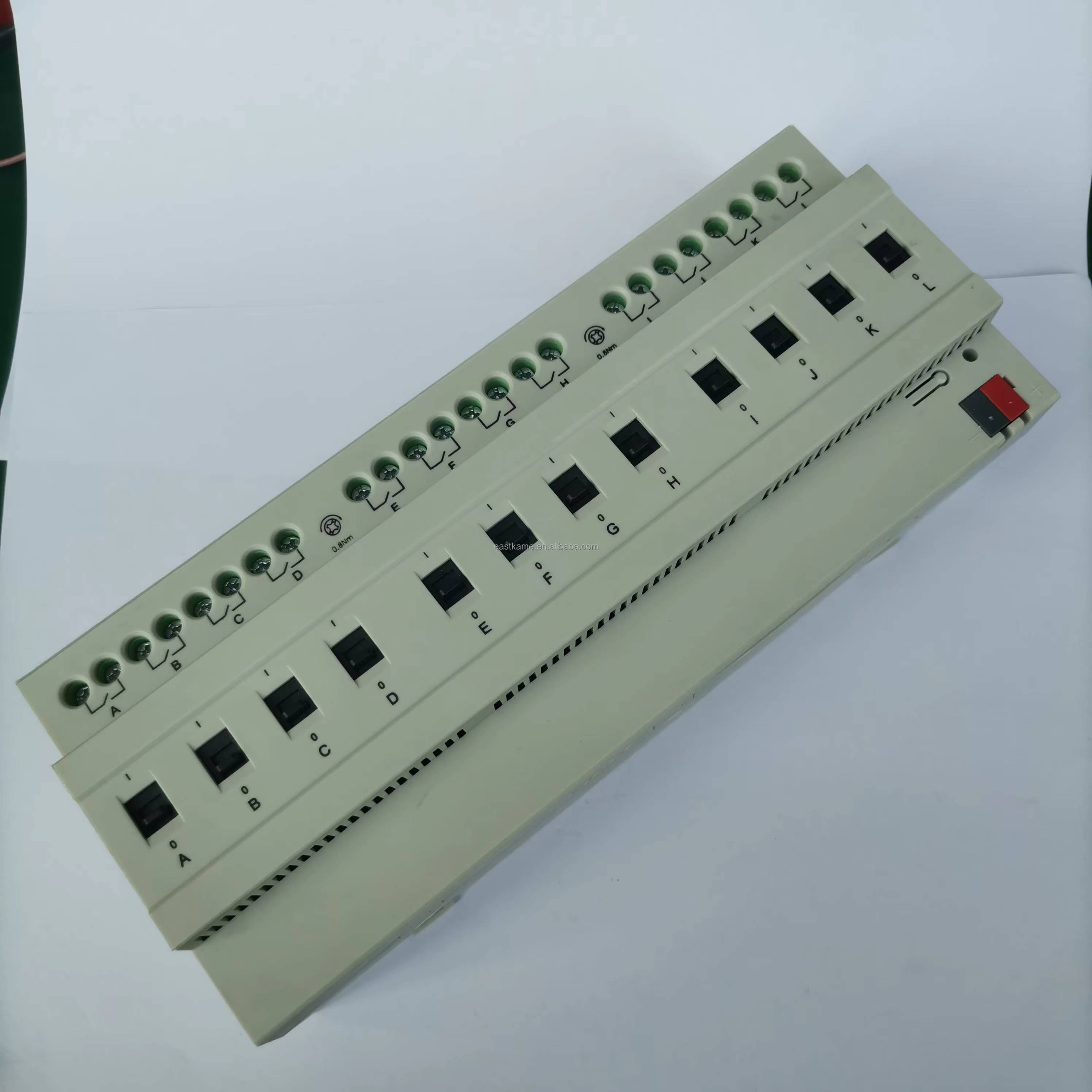 2024  New Release KNX Secure Switch Actuator Home Automatio Smart Home Intelligent System 16A 12 Channel KNX Switch Actuator