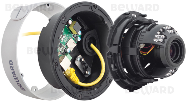 Камера Ip купола RoHS 2MP 120db H.264 50M