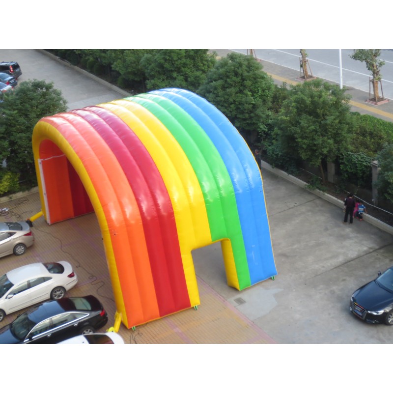 Customized Colorful Inflatable Tunnel Ads Display Inflatable Tent Outdoor Tents for Commercial Wedding Exhibitions Events