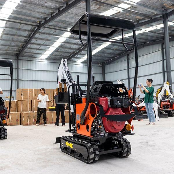 Miniescavadeira 1.5T compactadora compacta para uso doméstico