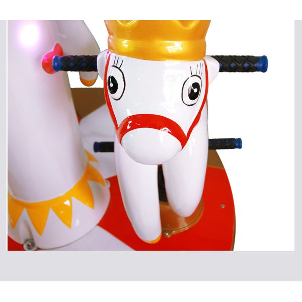3 People Amusement Kids Ride Indoor Outdoor Playground Merry - Go - Round  Small Carousel