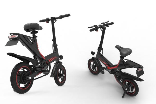 Portable Magic Weapon Fold Up Electric Bike 14'' Aluminum Alloy 40KM Pure Mileage