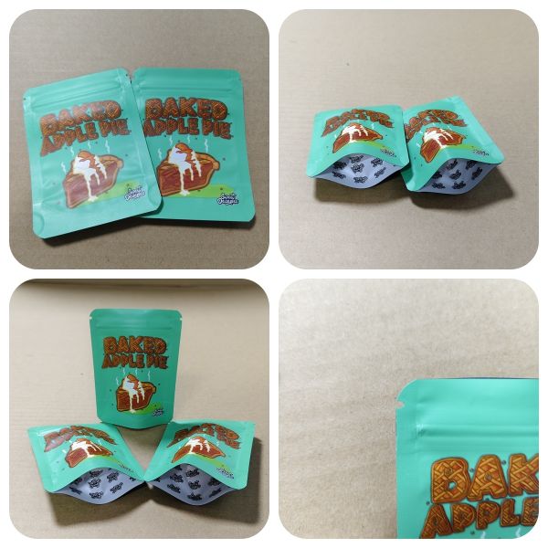 Durable Apple Pie Packaging Bags - Leak-Resistant, Freeze-Resistant