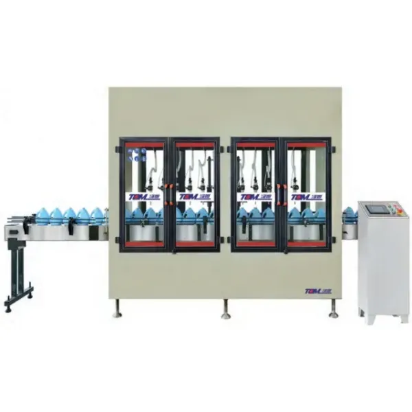 500ml-3000ml Anti Corrosion Non Metal Bleach Filling Capping Machine