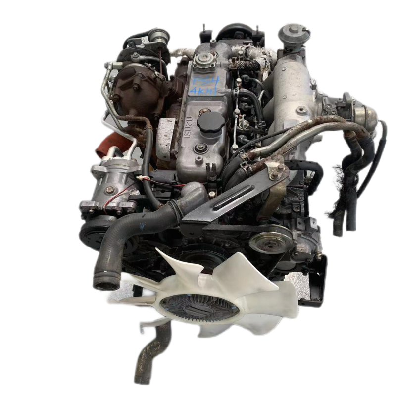 Excellent Quality Used Diesel Engine  Turbo Supercharged 4KH1T 4-cylinder for Isuzu Truck -minibus -NPR