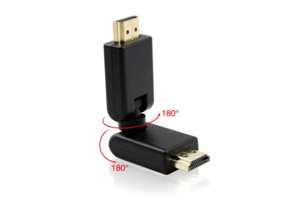 360 Degree Rotary HDMI Male to male Connector Adapter converter