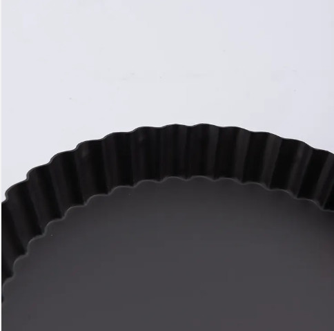 ODM пицца на неприкрепленной кастрюле из углеродистой стали пирог кастрюля Торт кише кастрюля