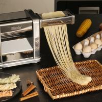 Máquina de Macarrão Elétrica Shule Doméstica para Fazer Massa Italiana Fresca