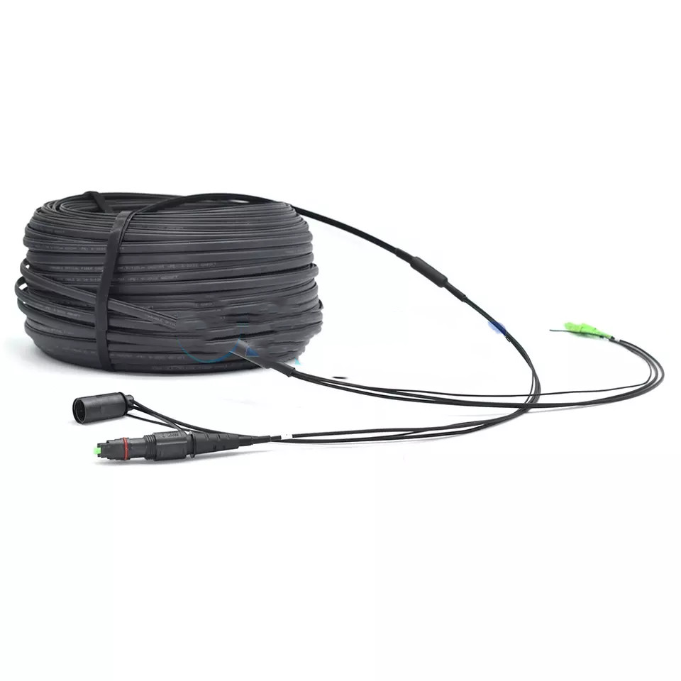 Кабель падения Optitap SST Toneable плоский затвердел 2 PE ядра SC/APC G657A1