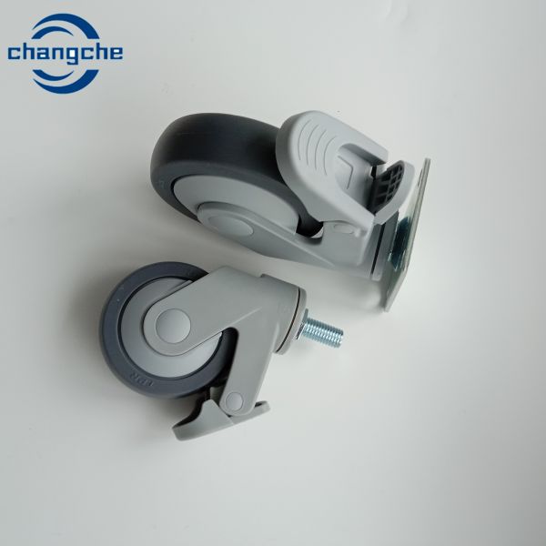 Portable Medical Caster Wheels 4 Inch Castor For Hospital Trolleys