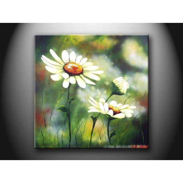 Modern Beautiful Flower Paint Handmade Wall Oil Painting for Bedroom, HHD1096