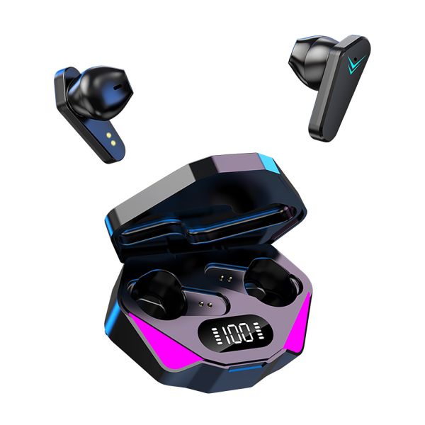NO Touch Screen Waterproof Sport Wireless Earphones TWS Wireless BT Game Earbuds with LED Display and Stereo Sound