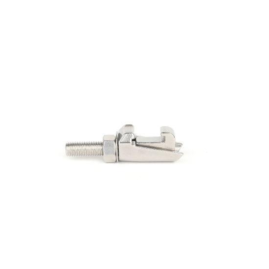High Grade Sanitary Stainless Steel Pipe Fittings ISO Single Wall Clamp On Tank Bottom