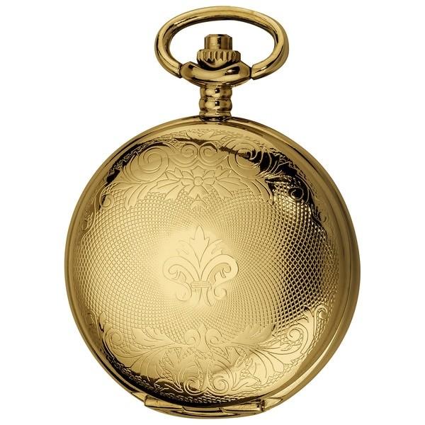 Antique Gold Pocket Watches / mechanical pocket watch for Adult , Mechanical Movement
