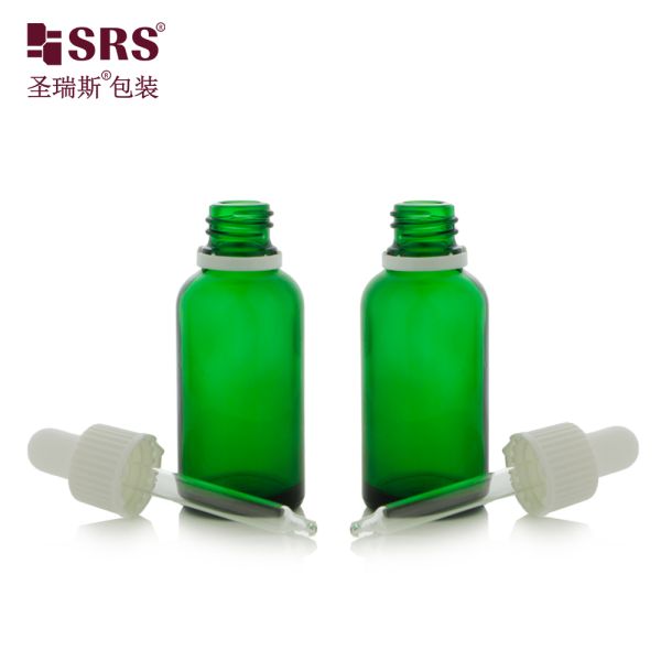 Durable Tamper Evident Cap 5ml 10ml 15ml 20ml 30ml 50ml 100ml Glass Dropper Bottle for Skincare
