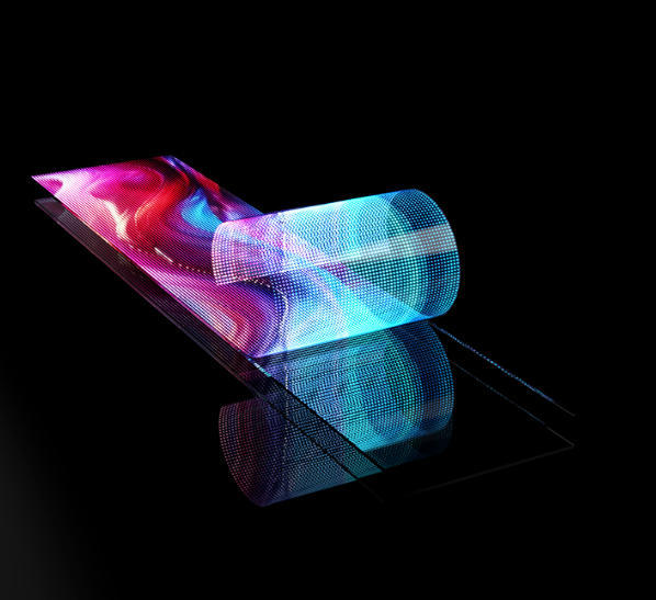 10mm Profile LED Transparent Screen With 83% Transparency Low Power