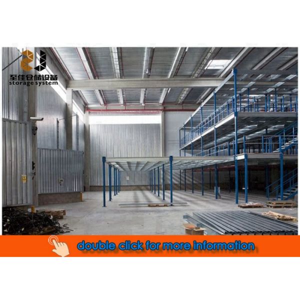 Heavy Duty Multi Tier Industrial Storage Mezzanine Floors Easy Assembled