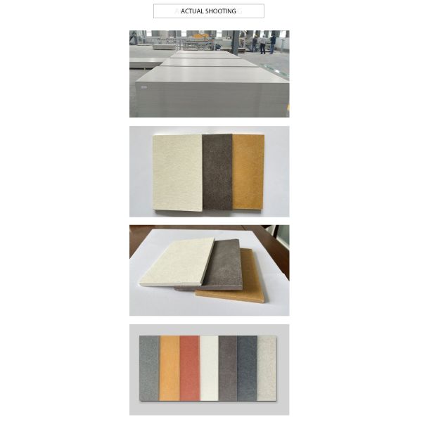 Project Solution Capability Graphic Fiber Cement Board for Cladding Wall Panel