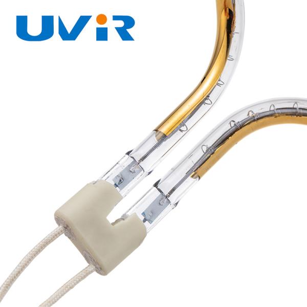 UVIR Gold Coated Quartz Ring Infrared Heater Lamp 100-7600W