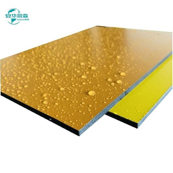 Panneau composite en aluminium FR à base de polyéthylène LDPE à basse densité pour décoration résistante aux intempéries