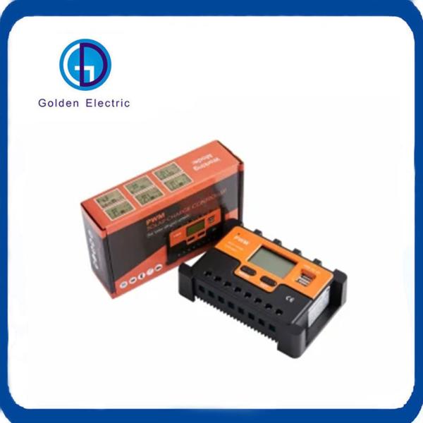 Melhor serviço pós-venda 10A 30A 40A Controlador de carga solar PWM com 2 interfaces USB