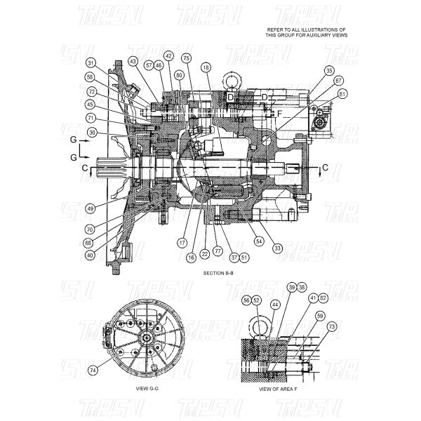 295-9506 Black K5V212 Excavator Hydraulic Pump Spring for Excavator Transmission System