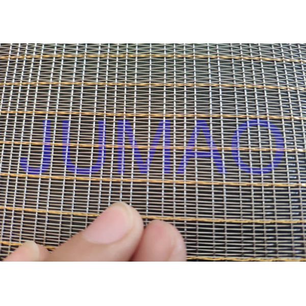 Customized Size Laminated Screen Mesh Decorative Glass Metal Mesh Fabric