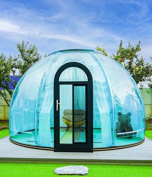 Luxury Waterproof Transparent Hotel Polycarbonate Dome Tent Bubble Room Bubble House
