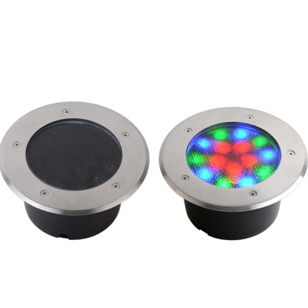 Underground light anti-glare LED outdoor waterproof lawn buried spot light square corner light with honeycomb louver