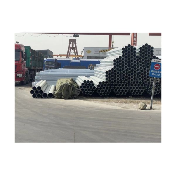 Round Square Galvanized Iron Gi Pipe Silver Carbon Q235B Steel ODM