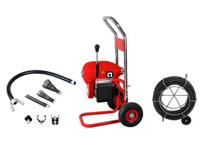 Vertical Electric Drain Cleaning Machine Portable With Wheels