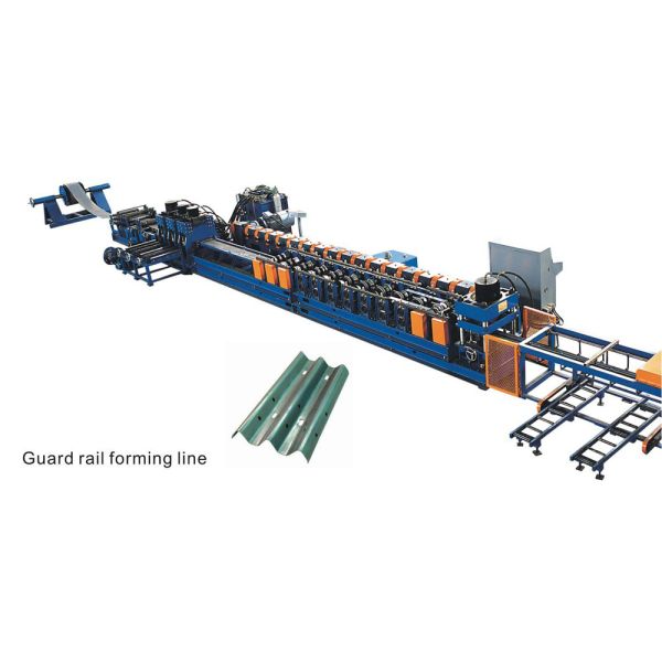 Expressway Roll Guardrail Forming Machine Line 100ft/Min