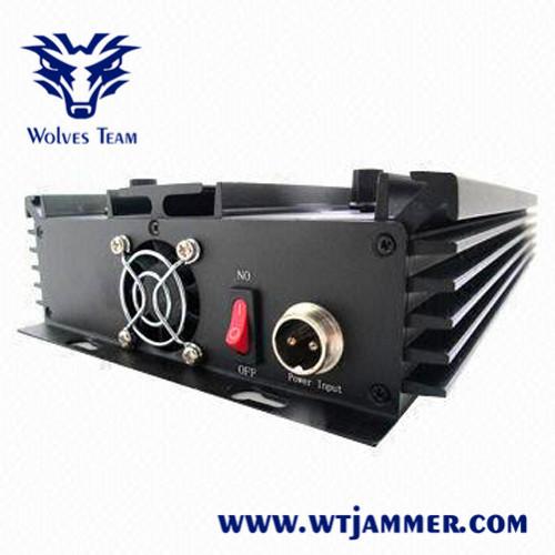 7 Antenna Cell Phone Jammer 35W High Power 3G 4G With Outer Omni Directional Antennas