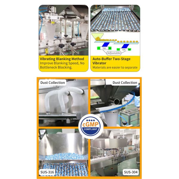 Электронная бутылка капсулы таблетки считая машину полностью автоматическую медицинскую