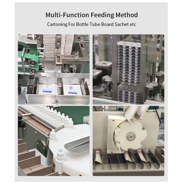 RQ-ZH-12OW Автоматическая картонажная машина, подходящая для фармацевтической пищевой косметики