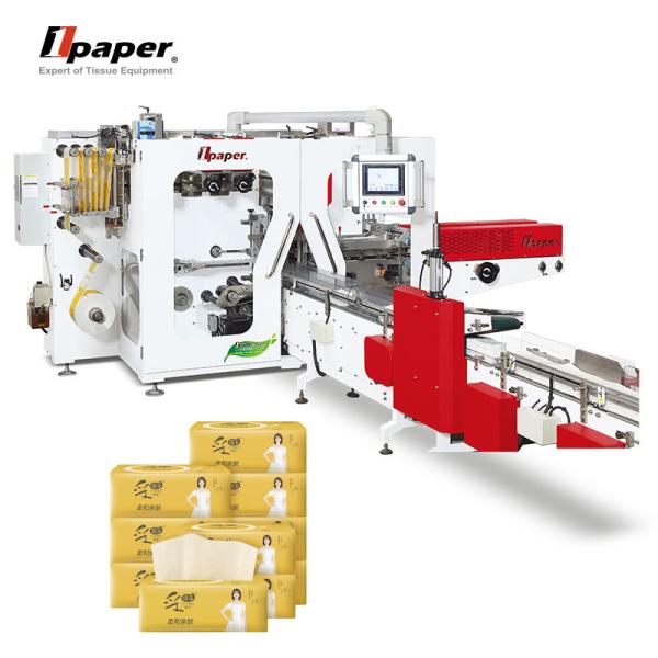 V Fold Facial Tissue Production Line with Automatic Making Machine and Packing Machine