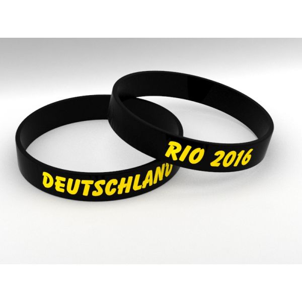 Silicone wristband bracelet Rio 2016 Brazil Olympics souvenir promotion gifts
