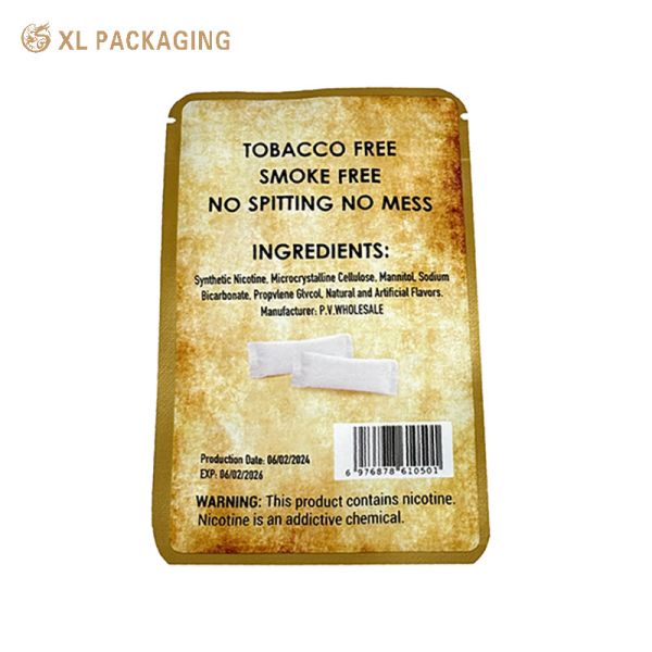 Food Grade Custom Mylar Aluminum Foil Zipper Bag Stand Up Pouch for Snack Candy