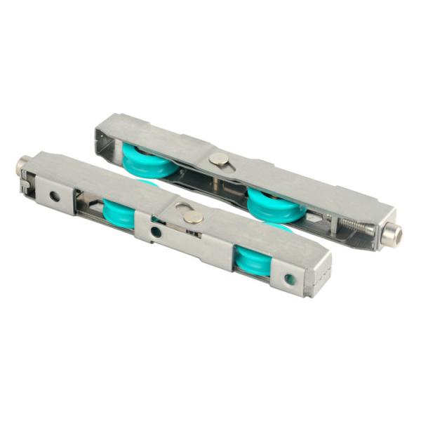201 304 Stainless Steel Frame High Carbon Steel Bearing Nylon U Shape Pulley Wheel Stainless Steel Door Rollers
